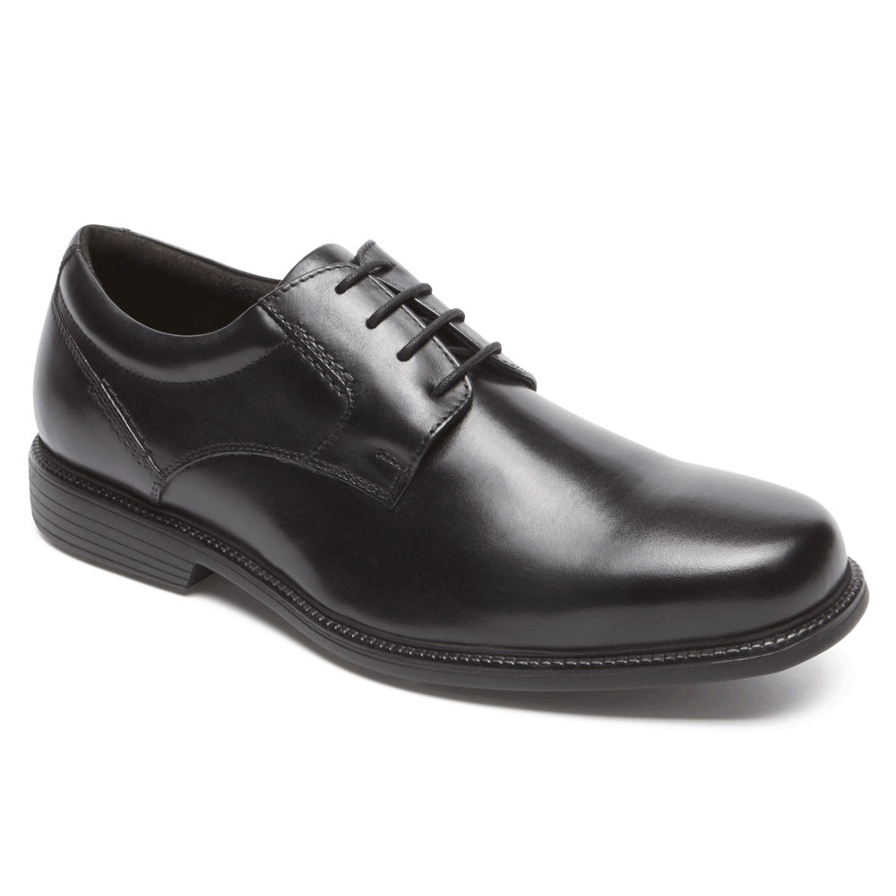 ロック ポート ビジネス シューズ メンズ 黒 - Charles Road Plain Toe - OUM970184